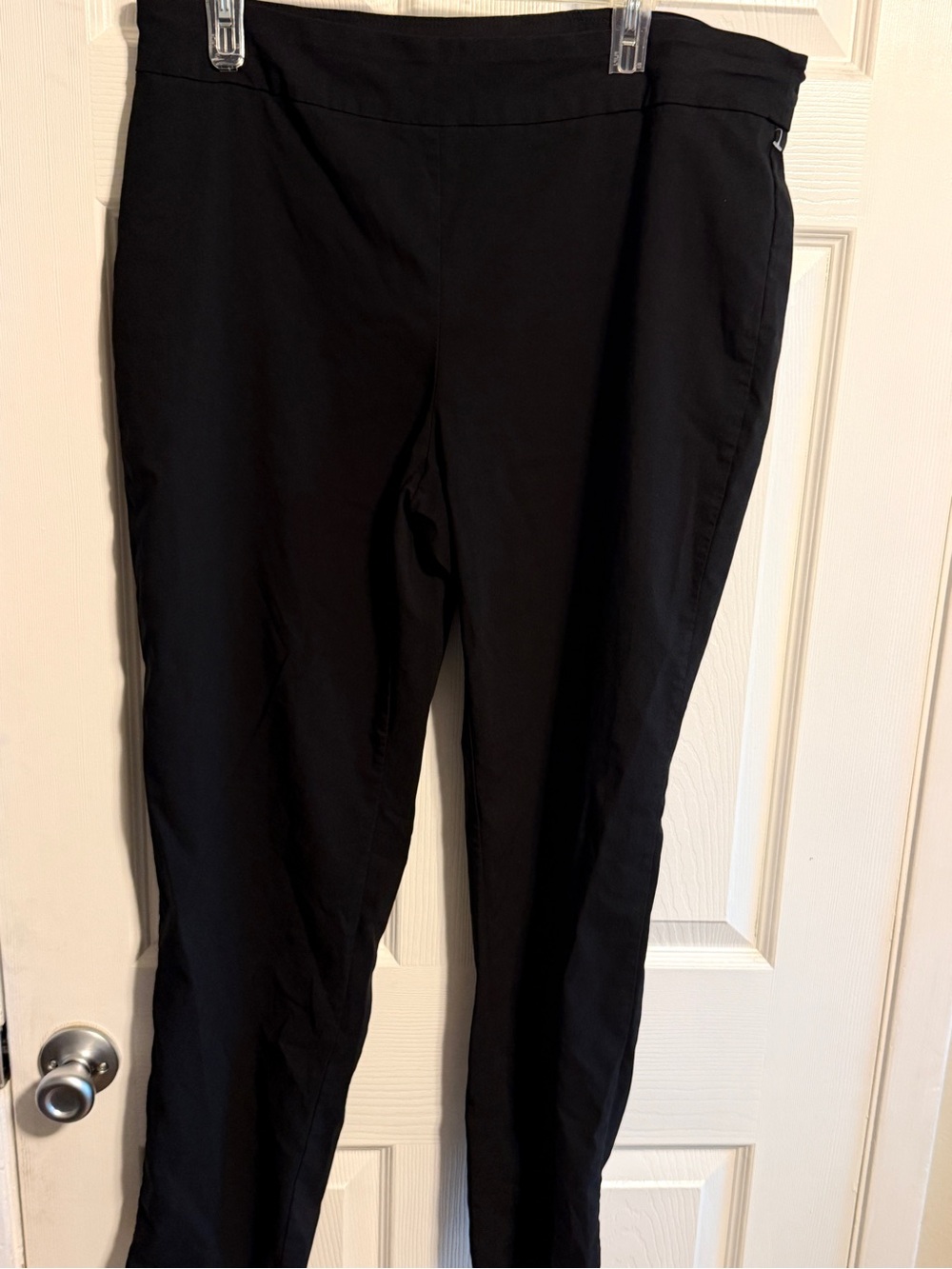 Dana Buchman Classic Black Straight Leg Pants XLT